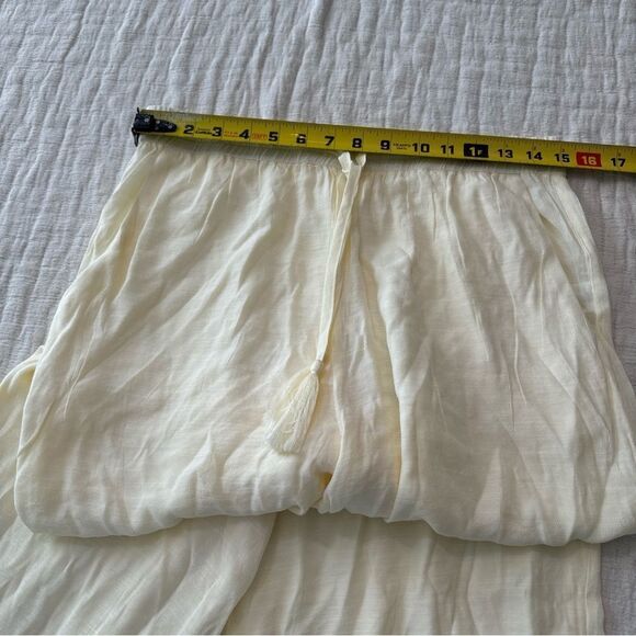 MONDAY Swimwear Tahiti Pants in Ivory New With Tags Size Medium - Picture 11 of 15